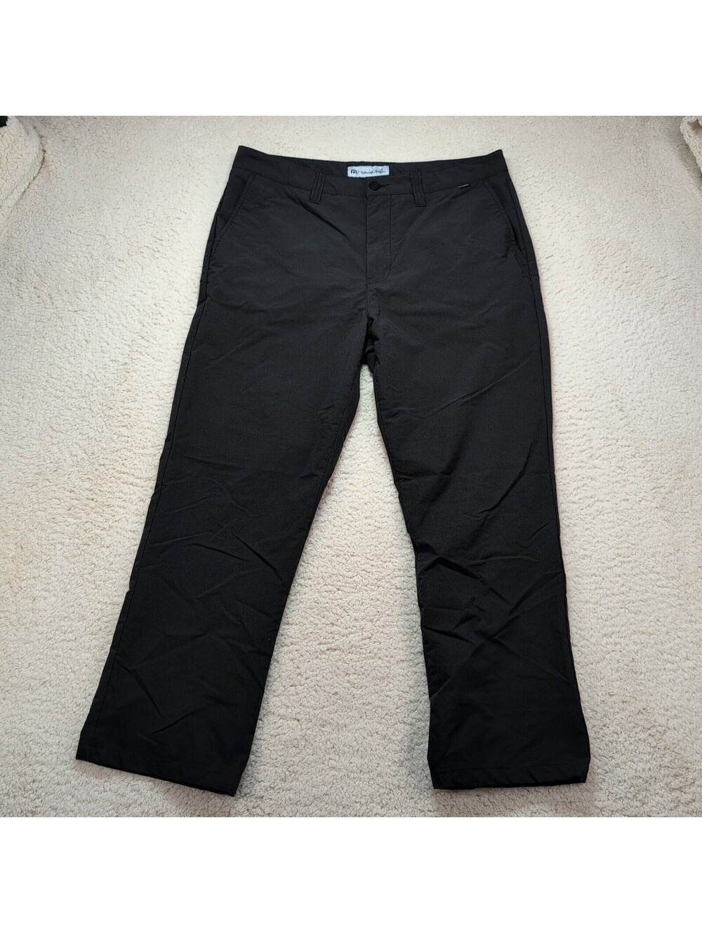Travis Mathew Men’s Golf Pants Black Size 34 Performance Casual